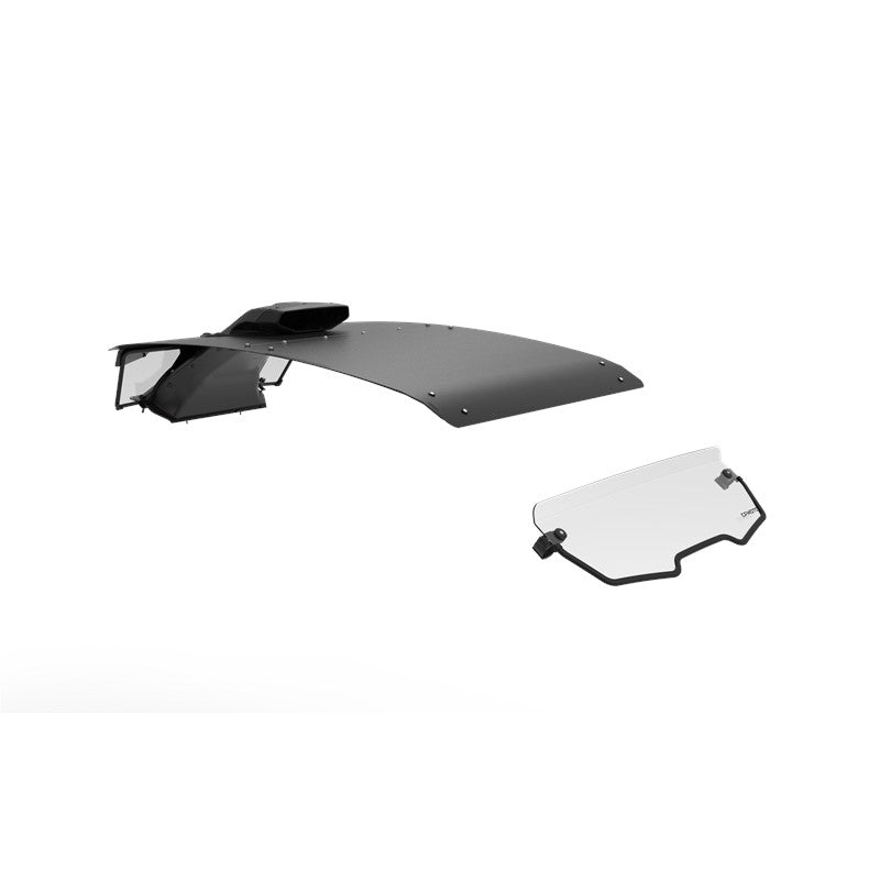 CFMOTO HALF POLY WINDSHIELD + POLY REAR PANEL + ROOF + SCOOP SYSTEM